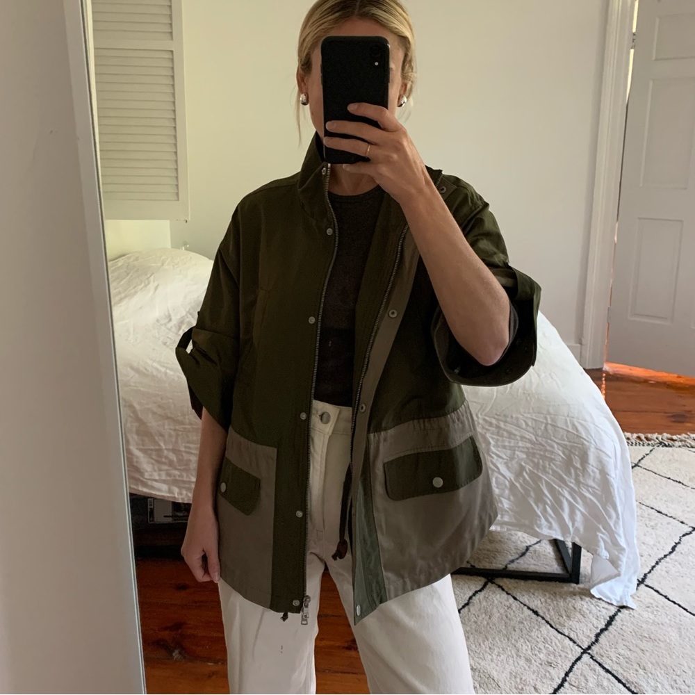 Armani Exchange Army Green/Beige Jacket Sz XS